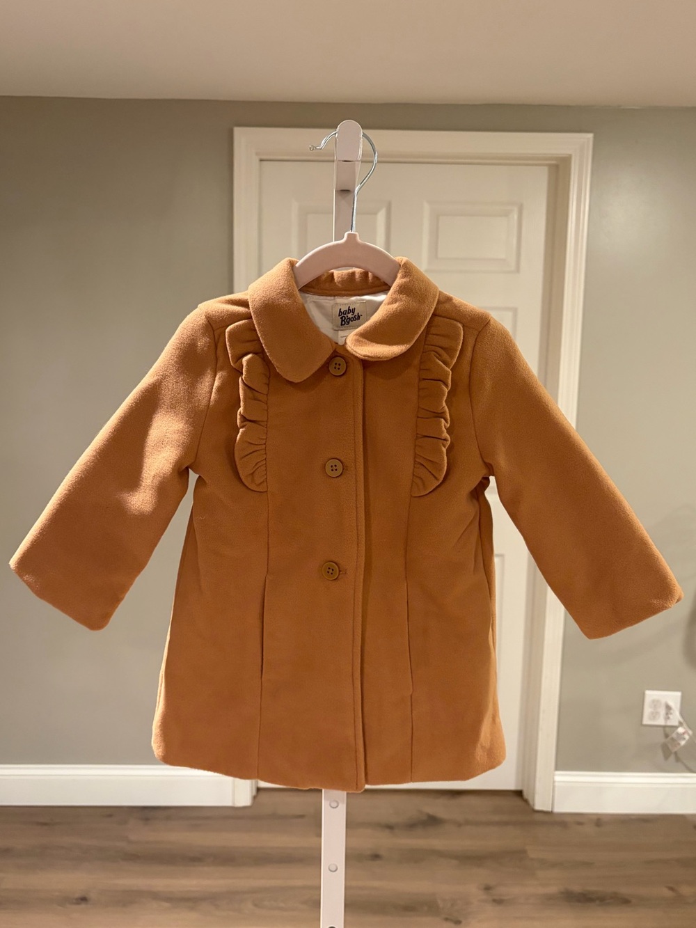 Carter’s Oshkosh B’gosh Toddler Knee Length Ruffle Peacoat